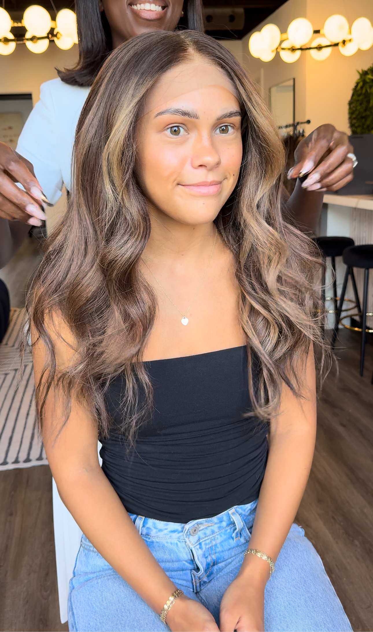 AURORA HD Lace Wig – 100% Human Hair, Natural Hairline