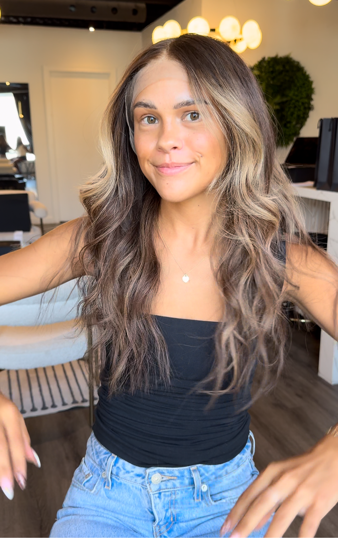 AURORA HD Lace Wig – 100% Human Hair, Natural Hairline