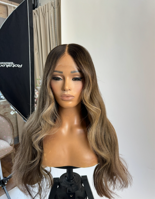 ALEXANDRA HD Lace Wig – Human Hair, Natural Hairline