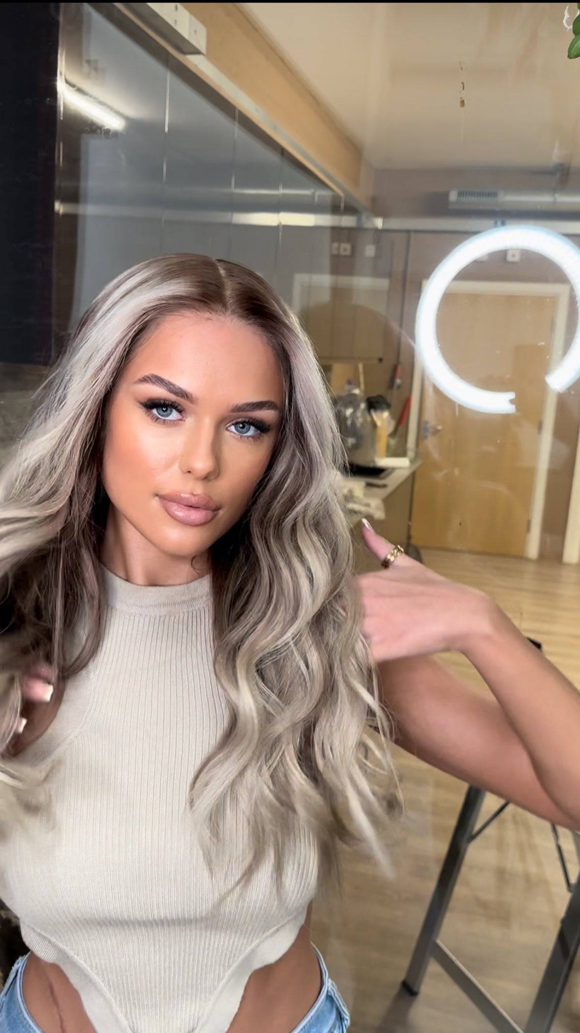 Ella HD Lace Wig – 100% Human Hair Wig, Natural Hairline