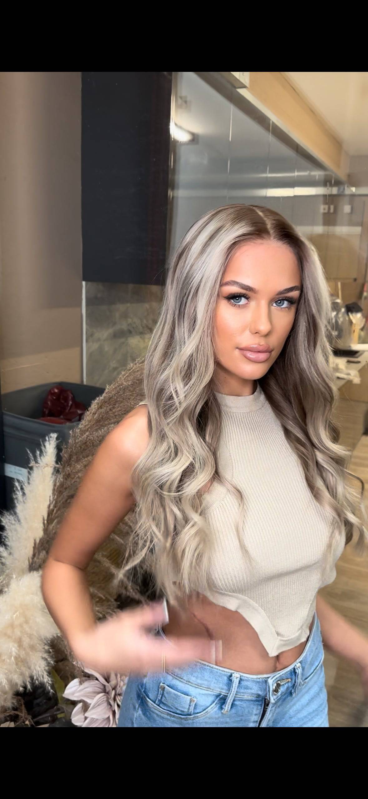 Ella HD Lace Wig – 100% Human Hair Wig, Natural Hairline